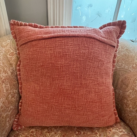 Pillow, pink/ orange - Picture 2 of 2